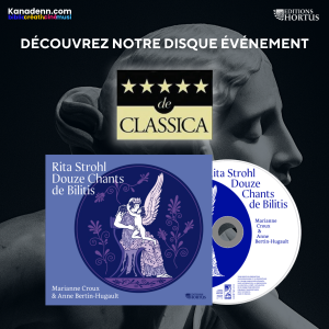 Douze Chants de Bilitis • premier enregistrement mondial